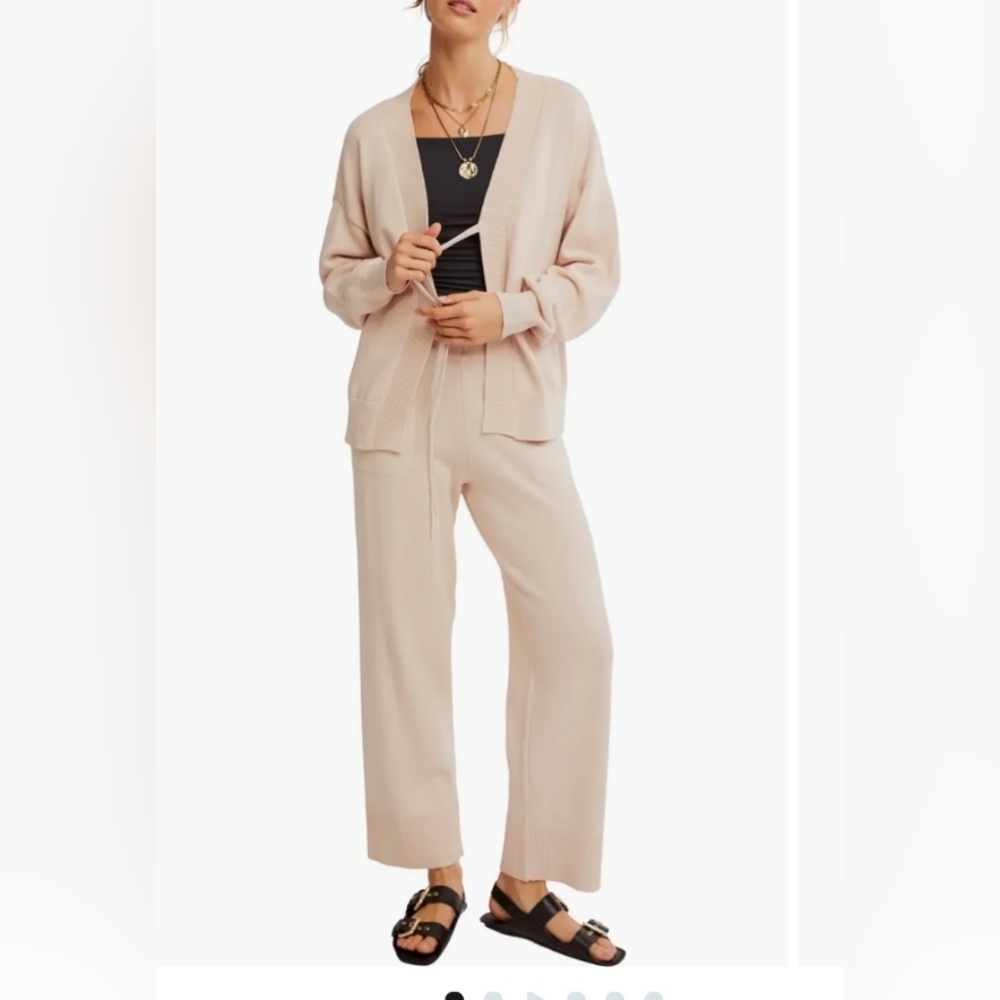 Free People Solar Cardigan & Pants Set